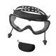thumbnail image 4 of Gafas de natación cómodas, visión amplia, antivaho, protección ocular con tapones para los oídos negro, 4 of 9