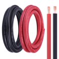 thumbnail image 1 of Cable de batería Geosiry 4/0 10 pies rojo + cable de soldadura negro de 10 pies, 1 of 7