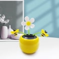 thumbnail image 7 of Office Cubicle Decor Office Desk Decor Yellow Solar Powered Swinging and Decorations Home Office Desk Decor for Outdoor Patio Spring Holiday Decor Single Pack, 7 of 7