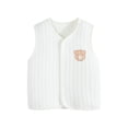 thumbnail image 3 of Godderr Newborn Baby Warm Jacket Cotton Vest Unisex Infant Padded Waistcoat Fall Winter Sleeveless Jacket for 3 Months-3 Years Girls&boys, 3 of 5