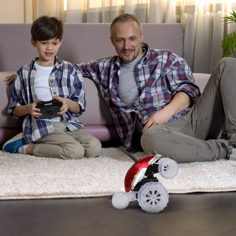 自動車 SNAP N RUN MOTORIZED KIT MINI MONSTER KidsTech: Remote Control Monster Stunt Vehicle Mini Monster