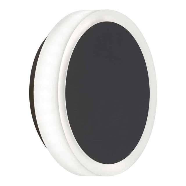 Dainolite Topaze 1-Light 12W Applique Moderne en Métal Noir/blanc Mat