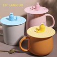 thumbnail image 3 of Silicone Cup Lid, Cute Animal Whale, Waterproof Sealed Mug Lid, Prevent Dust In Coffee, 3 of 4