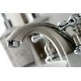 thumbnail image 4 of Kingston Brass KB947AX Victorian Mini-Widespread Bathroom Faucet, Brushed Nickel/Polished Chrome, 4 of 5