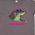 thumbnail image 4 of Inktastic Gator Country Sunny Gator in Pink Sunglasses Boys or Girls Toddler T-Shirt, 4 of 5
