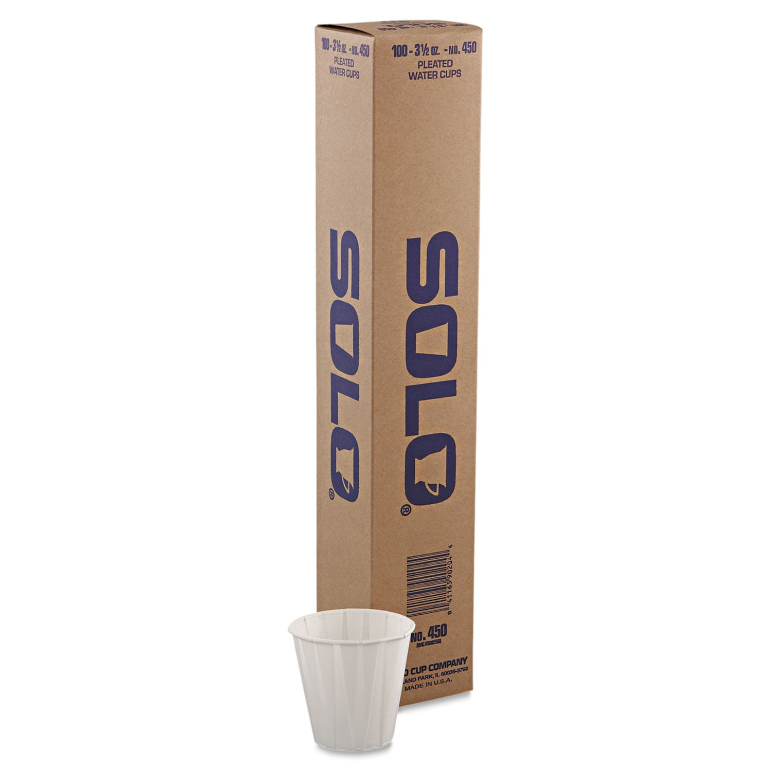 Dart® Paper Medical And Dental Treated Cups, 3.5 Oz, White, 100/bag, 50 Bags/carton