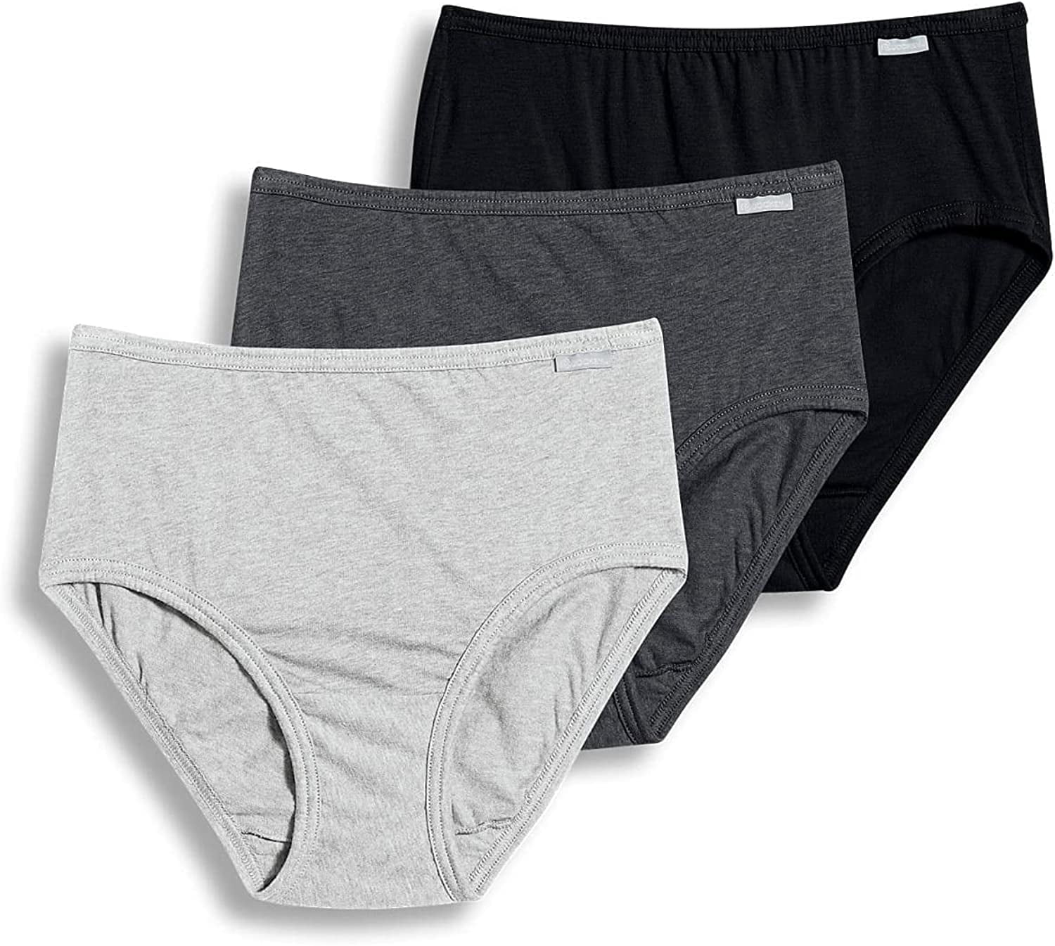 Jockey Women's Underwear Plus Size Elance Bikini 3 Pack