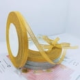 thumbnail image 4 of 4 Roll Glitter Metallic Ribbon,Gold Silver Glitter Ribbon for Gift Crafters Wedding Party Birthday Wrap Hair Bows Floral Projects Wrapping Decorations DIY Crafts Arts(1/4inx22m), 4 of 4