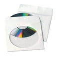 thumbnail image 2 of BestDuplicator Paper CD/DVD White Sleeves, Storage Sleeve Type with Window Cut Out-Flap, Total 400, 2 of 5