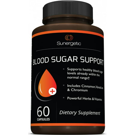 Premium Blood Sugar Support Supplement - Helps Support Healthy Blood Sugar Levels - Includes Bitter Melon, Vanadium, Chromium, White Mulberry, Cinnamon, & Alpha Lipoic Acid - 60