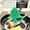 Green, variant on Cute Smiling Face Christmas Tree Sponge - Non-Stick Oil Kitchen Cleaning Sponge for Effortless Dishwashing