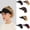 Light Brown, variant on More Beautiful Women Sun Visor Hat with Curly Synthetic Ponytail Wig, UV Protection Hairpiece for Thinning Hair