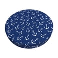 thumbnail image 6 of Uemuo Nautical Anchors Pattern Round Bar Stool Seat Covers Washable Stool Cushion Slipcover Elastic Bar Chair Covers-, 6 of 7