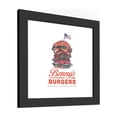 thumbnail image 4 of Gallery Pops Netflix Stranger Things: Season 2 - Benny's Burgers Logo Wall Art, Black Framed Version, 12" x 12", 4 of 5