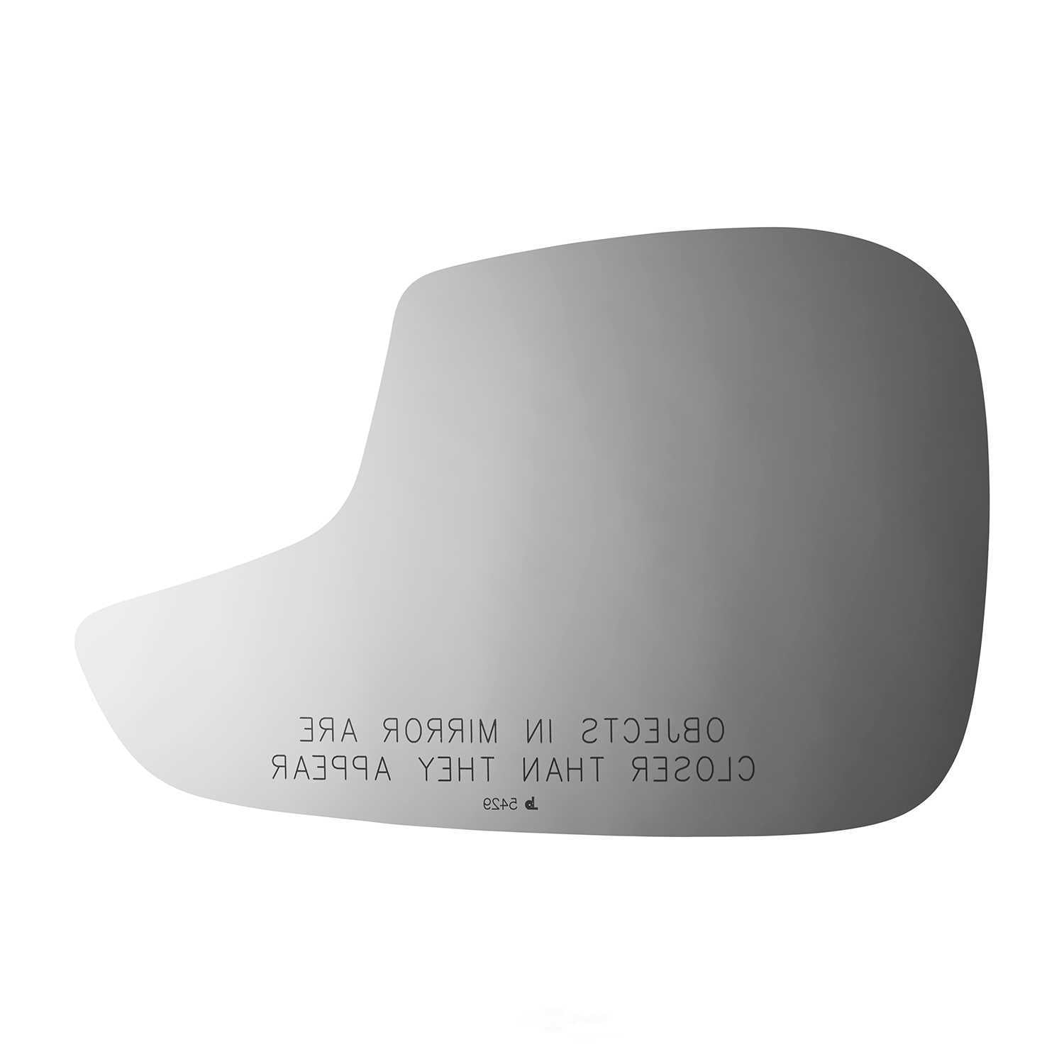 Burco Side View Mirror Replacement Glass - Clear Glass - 5429
