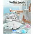 thumbnail image 3 of VEVOR Commercial Ice Crusher 661LBS/H Electric Snow Cone Maker Shaved Ice White, 3 of 9