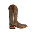 thumbnail image 4 of Horse Power Men's Sabotage Western Boot Square Toe Brown 11 1/2 EE  US, 4 of 4