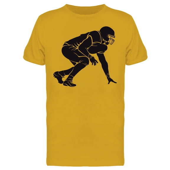 Football Player Waiting T-Shirt Men -Image by Shutterstock, Male 3X-Large