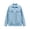 Blue, variant on PBFRDSJ Women's Jean Jacket Classic White Basic Denim Jacket Button Down Lightweight Minimalist Long Sleeve Coat for Office Business Work