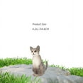 thumbnail image 1 of Simulation Cat Playset Figures Cute Playing Cat Model Educational Kitten Easter Eggs Cake Topper Christmas Birthday Gift For Kid, 1 of 1