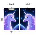 thumbnail image 3 of ALAZA Plastic Clipboard A4 Letter Size Decorative Clipboards for Students Women Men 9" x 12.5" Unicorn-u6, 3 of 6