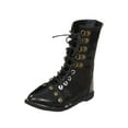 thumbnail image 4 of Accesorios de zapatos de muñecas de 1/3 de botas negras casuales de punta puntiaguda PU, 4 of 9