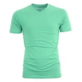 thumbnail image 3 of Ma Croix Men's Premium Solid Cotton V Neck T-Shirts Short Sleeve Tee, 3 of 8