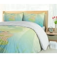 thumbnail image 5 of Ambesonne Ocean Duvet Cover Sets, Unusual Mermaid Shell, 2-Queen, Coral Blue, 5 of 7