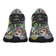 thumbnail image 5 of Happy Mardi Gras Louisiana Shoes Sneakers Black Size 8, 5 of 7