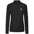 thumbnail image 2 of Women's Levelwear  Black Carolina Hurricanes  Upright Quarter-Zip Pullover, 2 of 3