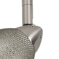 thumbnail image 2 of Benjara BM220751 Round Metal Mesh Shade Track Light Head & Frame, Silver, 2 of 5