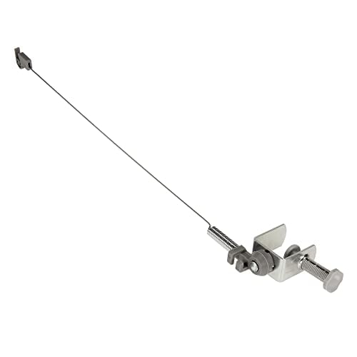 Organizador de cables de hierro flexible Household Essentials, 45 cm de alto, plateado