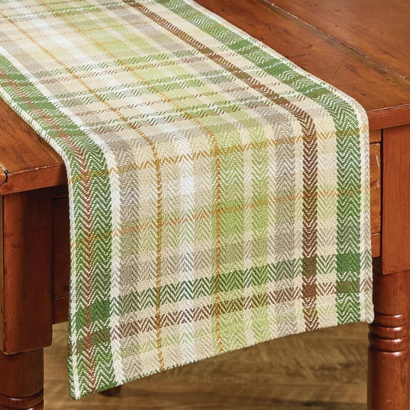 Park Designs Winter Morning Plaid Table Runner 13" X 54"