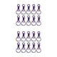 thumbnail image 4 of Inteprter Hebilla colgante de 10 piezas con cierres de langosta de Metal, hebillas para bolso, conectores de extremo de Hardware, llavero, accesorio de Type8 NO8 Inteprter CBP483985, 4 of 6