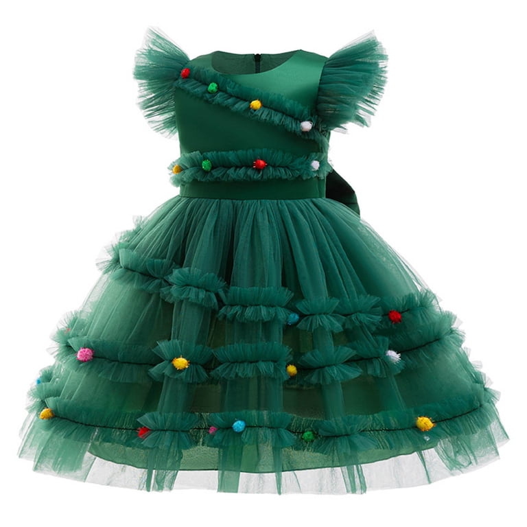 white christmas dresses Ashley Lauren Kids 8286 Beaded Girls Cocktail Dress Pageant Bow High Neck Flared Short 10 / Peacock main image 1