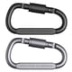 thumbnail image 1 of Escalada 2 uds D-ring bloqueo mosquetón Clip colgante gancho hebilla EDC herramientas (negro), 1 of 6