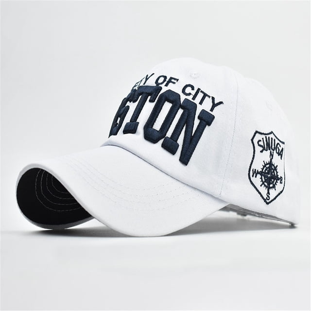 Visors Women Men Adjustable Hats Distressed Denim Letter Embroidered Baseball Cap Topee Baseball Caps