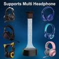 thumbnail image 4 of YuanDian Light up Headphone Stand for Desk, Gaming Headset Holder RGB with 16 Color Lights for Game Room Decor, Cool Gamer Gifts for Men Boyfriend （PCB）, 4 of 8