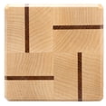 thumbnail image 3 of A & E Millwork AEM-5010 Maple & Lace Wood Coasters End Grain with Base - Set of 4, 3 of 6