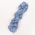 thumbnail image 4 of Balsa Circle 9 feet Dusty Blue Crinkled Sheer Organza Table Runner Party Events Reception Tableware Decorations Supplies, 4 of 8