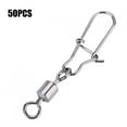 thumbnail image 3 of Fishing Swivel With Snap, Stainless Steel Convenient To Use Swivels Connector, Sturdy And Durable For Fishing Lover The Best Gift Fishing Accessory Fisherman, 3 of 8
