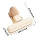 thumbnail image 3 of Clip de plástico beige para sellar bolsas de refrigerio, ideal para conservar alimentos frescos, como papas fritas, leche en polvo y té | Sellador de bolsas de cocina duradero para almacenar y, 3 of 6