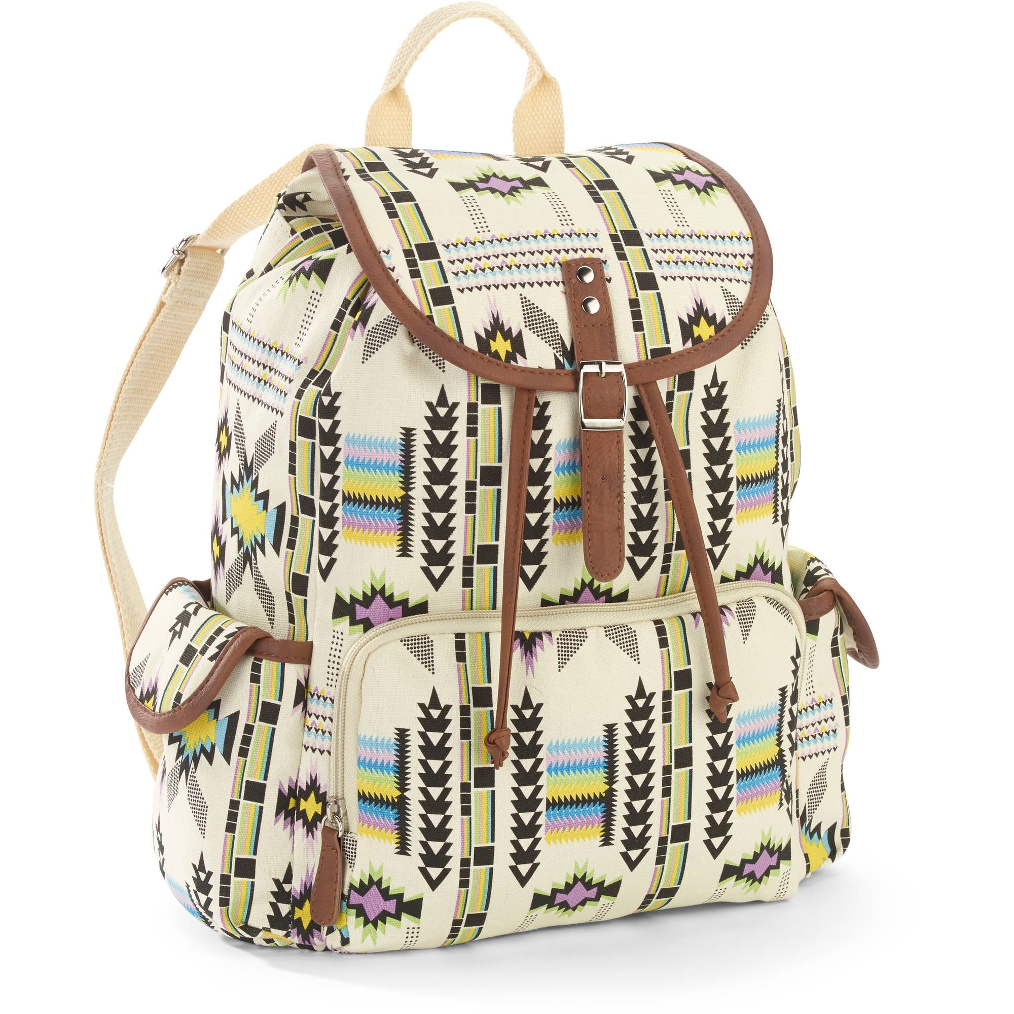 buckle flap backpack