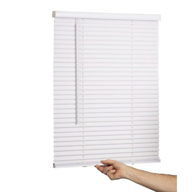 Persianas para ventanas LOTUS & WINDOWARE Miniestor inalámbrico, color blanco