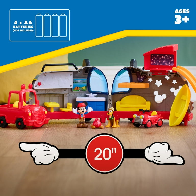 Free Shipping! Mickey Mouse Camping Playset with Lights Sounds 10