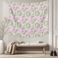 thumbnail image 5 of Pink Teal Tapestry for Bedroom Wall Hanging Tapestry, Modern Tie Dyeing Contemporary Abstract Art Ceiling Backdrop Tapestries Poster Blanket Wall Decor for Teens Room Living Room Dorm 51" x 59", 5 of 8