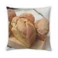 thumbnail image 2 of Ahgly Company Foods Bread Indoor Throw Pillow, 18 inch by 18 inch, 2 of 6