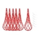 thumbnail image 1 of 6 piezas de bolsas de red para colgar sandías, cuna para melones, sandías para exteriores, protegen el jardín con bolsas de malla con cordón, hamaca Rojo, 1 of 8