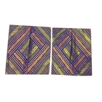 Mogul Indian Throw Cushion Cover Vintage Silk Sari Ethnic Decorative Purple Boho Decor Pillow Sham 16x16