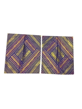 Mogul Indian Throw Cushion Cover Vintage Silk Sari Ethnic Decorative Purple Boho Decor Pillow Sham 16x16